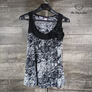 Agenda Flowered Tank Top Size S